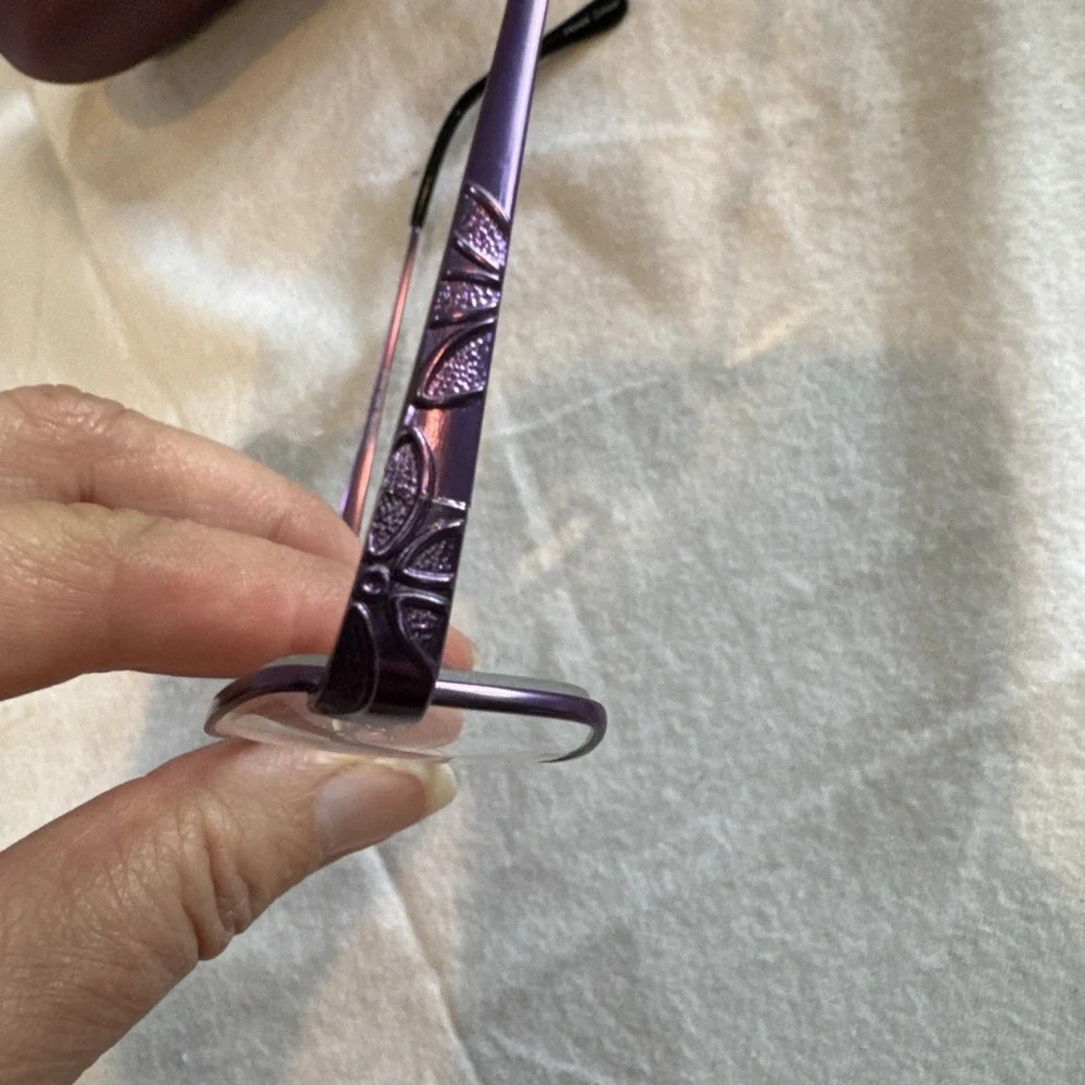 Genevieve‎ Eyeglasses PARIS MODERN MELANIE Matte Plum 53-17-140  Frames ONLY